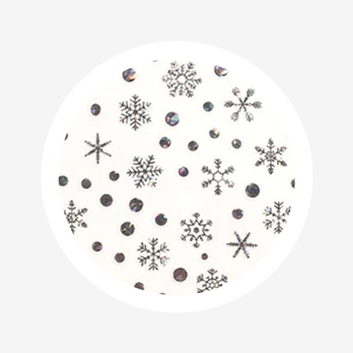 Snowy Snowflakes Stickers